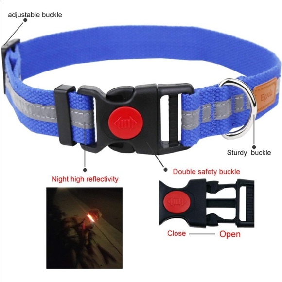 Reflecting dog collar - Picture 2 of 8